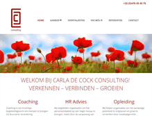 Tablet Screenshot of cdc-consulting.be